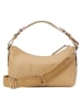 Marc O'Polo Leder-Schultertasche in Beige - (B)30 x (H)18 x (T)10 cm