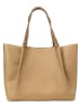 Marc O'Polo Leder-Shopper in Beige - (B)43 x (H)31 x (T)15 cm