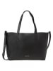 Marc O'Polo Leder-Shopper in Schwarz - (B)37 x (H)29 x (T)9 cm
