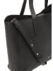 Marc O'Polo Leder-Shopper in Schwarz - (B)37 x (H)29 x (T)9 cm