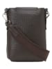 Marc O'Polo Skórzana torebka w kolorze brązowym na telefon - 13 x 20 x 4,5 cm