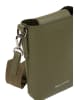 Marc O'Polo Leder-Handytasche in Oliv - (B)13 x (H)20 x (T)4,5 cm