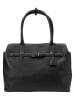 Marc O'Polo Leder-Shopper in Schwarz - (B)42 x (H)32 x (T)13 cm