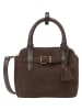 Marc O'Polo Leder-Henkeltasche in Braun - (B)23 x (H)14 x (T)10 cm