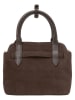 Marc O'Polo Leder-Henkeltasche in Braun - (B)23 x (H)14 x (T)10 cm