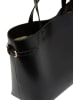 Marc O'Polo Leder-Shopper in Schwarz - (B)43 x (H)28 x (T)15 cm