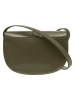 Marc O'Polo Leder-Umhängetasche in Oliv - (B)22 x (H)15 x (T)8 cm