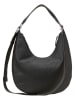 Marc O'Polo Leder-Schultertasche in Schwarz - (B)30 x (H)27 x (T)7 cm