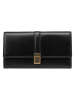 Marc O'Polo Leder-Geldbörse in Schwarz - (B)20 x (H)11 x (T)3 cm