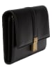 Marc O'Polo Leder-Geldbörse in Schwarz - (B)20 x (H)11 x (T)3 cm