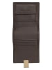 Marc O'Polo Leder-Geldbörse in Braun - (B)10 x (H)10 x (T)2 cm