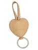 Marc O'Polo Leder-Schlüsselanhänger in Beige - (B)6,5 x (H)15 x (T)0,5 cm