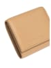 Marc O'Polo Leder-Geldbörse in Beige - (B)11 x (H)9,5 x (T)2,5 cm