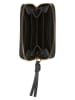 Marc O'Polo Leder-Geldbörse in Schwarz - (B)10 x (H)7 x (T)2 cm