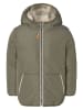 Noppies Wende-Fleecejacke "Loja" in Khaki