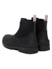 Hunter Leder-Chelsea-Boots in Schwarz