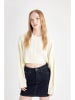 DeFacto Pullover in Creme