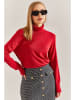 Bianco Lucci Rollkragenpullover in Rot