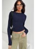 trendyol Longsleeve donkerblauw