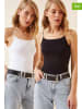 Happiness Istanbul 2-delige set: tops zwart/wit