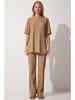 Happiness Istanbul 2-częściowy zestaw w kolorze jasnobrązowym