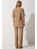 Happiness Istanbul 2-częściowy zestaw w kolorze jasnobrązowym