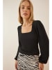 Happiness Istanbul Bluse in Schwarz