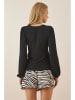 Happiness Istanbul Bluse in Schwarz