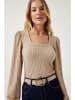 Happiness Istanbul Bluse in Beige
