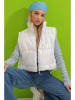 Trend Alacati Doorgestikte bodywarmer wit