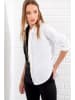 trendyol Bluse in Weiß/ Schwarz