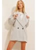 trendyol Płaszcz przejściowy w kolorze szarym