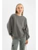 DeFacto Sweatshirt in Grau