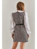 Bianco Lucci Sukienka w kolorze czarno-białym