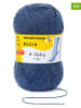 Regia 10er-Set: Woll-Mixgarne ''4fach Uni'' in Blau - 10 x 100 g