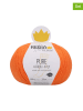 Regia Przędza wełniana (5 szt.) "Premium Pure" w kolorze pomarańczowym - 5 x 100 g