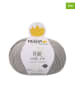 Regia 5er-Set: Wollgarne ''Premium Pure'' in Hellgrau - 5x 100 g