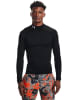 Under Armour Trainingsshirt "Comp Mock" zwart