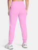 Under Armour Spodnie dresowe "Rival" w kolorze różowym