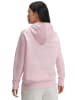 Under Armour Fleecehoodie in Rosa