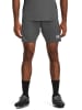 Under Armour Fußballshorts in Grau/ Schwarz