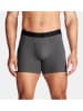 Under Armour 3-delige set: boxershorts "Performance Cotton" rood/zwart/grijs