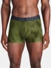 Under Armour 3er-Set: Funktionsboxershorts in Grün/ Grau/ Schwarz