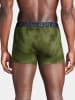 Under Armour 3er-Set: Funktionsboxershorts in Grün/ Grau/ Schwarz