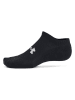 Under Armour Skarpety sportowe (3 pary) "No Show" w kolorze czarnym