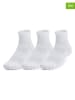 Under Armour 3-delige set: sportsokken wit