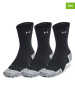 Under Armour 3-delige set: sportsokken "Run" zwart/grijs