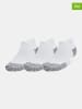 Under Armour 3er-Set: Sportsocken "Run Cushion" in Weiß
