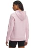Under Armour Fleecehoodie in Rosa