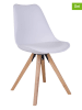 House Nordic 2-delige set: stoelen wit - (B)55 x (H)86 x (D)48 cm